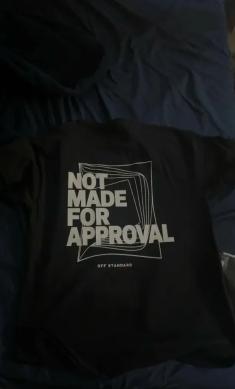 Not Made For Approval Tee — Black