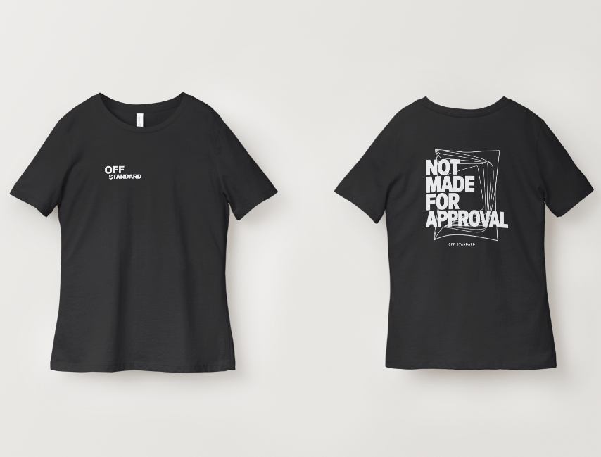 Not Made For Approval Tee — Black